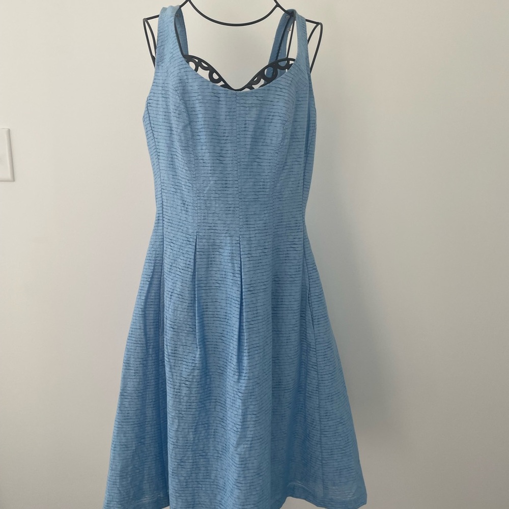 Nine West Light Blue Sleeveless Dress